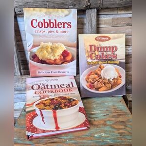 Publications International 3 Spiral Hardcover Dessert Recipe Book Bundle